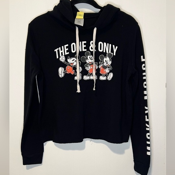 Disney Tops - Disney Mickey Mouse The One & Only Crop Hoodie U16 51825